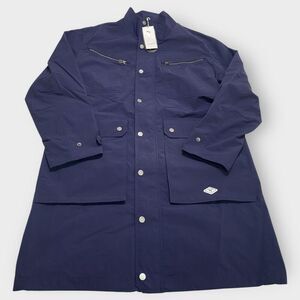 Puma x Nanamica Mens Cordura Navy Woven Trench Coat Jacket 539851-06 size L New